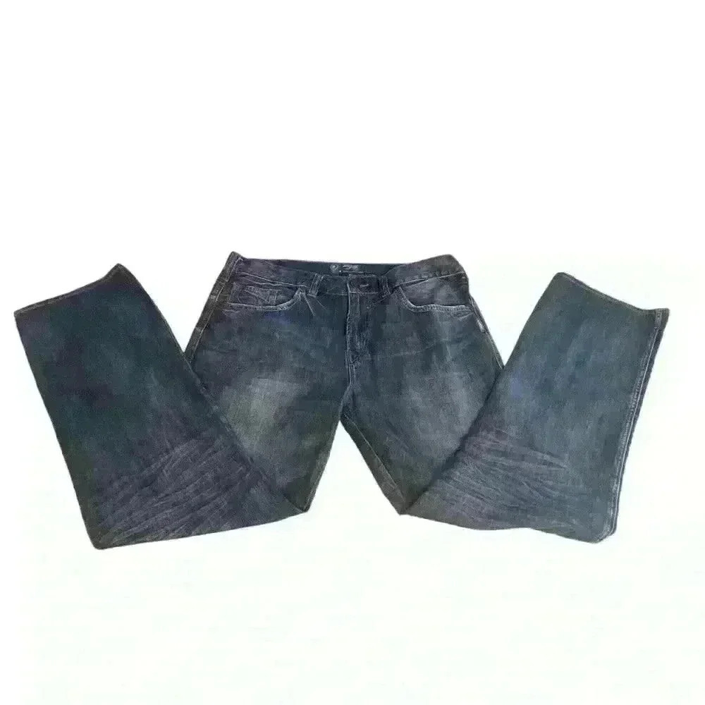 Silver Mens Grayson Heritage Straight Leg Jeans Size 36x32 Dark Wash Denim